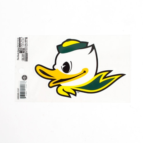 Fighting Duck, 4"x6", Decal, Outside